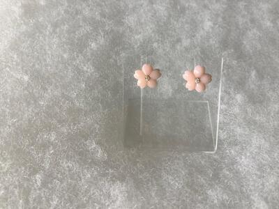 桜ドロップピアス(小)