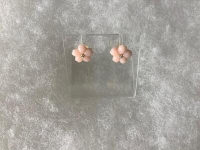 桜ドロップピアス(小)