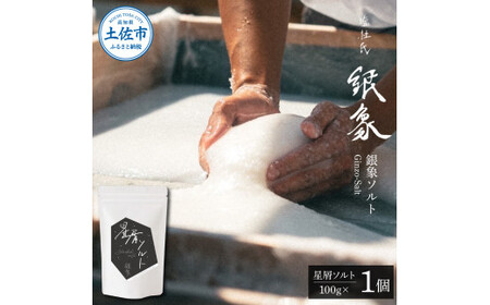 銀象ソルト Ginzo-Salt 星屑ソルト 100g 塩 しお 調味料 天日塩 完全天日塩 国産 高知県産 ソルト ミネラル 健康 料理 調理 お塩 塩 美味しい 天然 塩 高知県