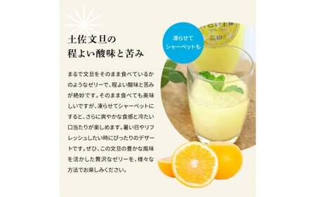 土佐文旦ゼリー『まるごとぶんたん』10本セット