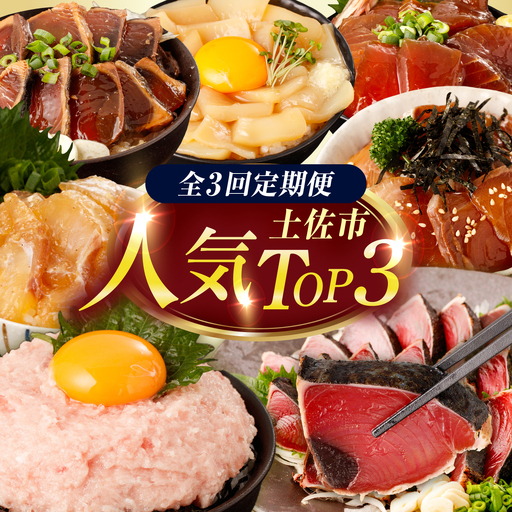 土佐市の人気海鮮返礼品だけを集めた3か月定期便 訳あり鰹のたたき1.6kg 訳あり海鮮漬け丼10パック(5種×2P)セット 訳ありネギトロ700g(70g×10袋)