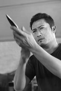 出刃包丁１８０ミリ銀３鋼　