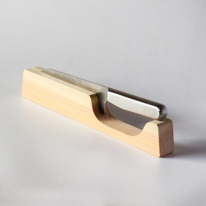 【 包丁スタンド 】 (シングル) ひのき