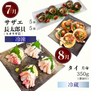 【 刺身 】 刺身定期便12ヶ月