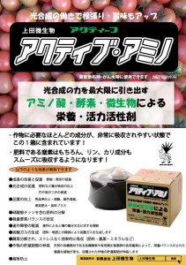 花・野菜の栄養・活力活性剤 アクティブアミノ 10L 高知県 須崎市