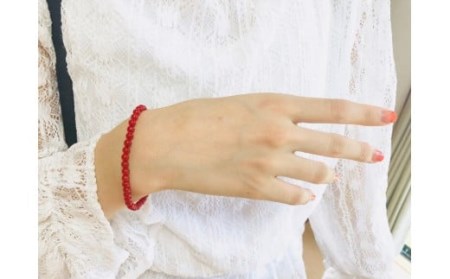 【 ブレスレット 】 ブレスレット赤珊瑚