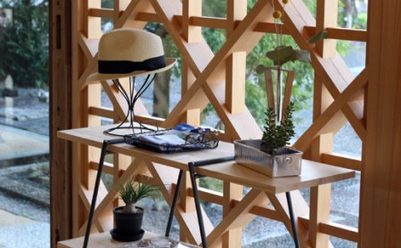 木製棚板のアイアン ラダーシェルフ ハシゴ棚 三段 高知県宿毛市 ふるさと納税サイト ふるなび