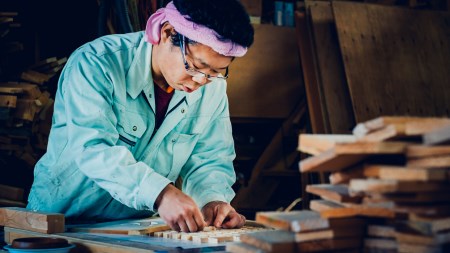県展受賞大工がつくる、世界に一つだけの組子細工の額装アート（50cm×80cm） 工芸品 工芸品