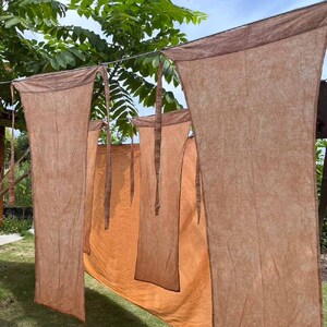 袴腰褌 HAKAMAGOSHI FUNDOSHI 柿渋染め 鉄媒染 【R01351】