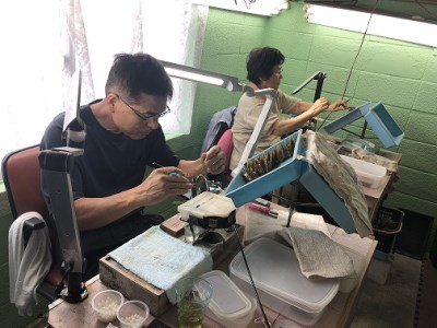 あこや本真珠の貫通ペンダント（希少10mm大珠・ホワイトピンクカラー）【R00747】