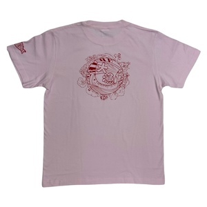 地域限定オリジナルデザインTシャツ（ライトピンク・綿素材）男女兼用サイズ サバT 半袖 トップス【R01019】