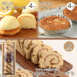 レトロなスイーツ定期便（全5回）お楽しみ 洋菓子セット カステラ ケーキ ティラミス マドレーヌ マフィン 【J00074】