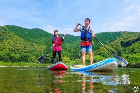 R5-123．四万十川でサップまたはカヌーの半日ツアー