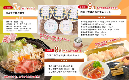 【年末限定】 12回 定期便 四万十 人気 グルメ お楽しみ定期便 しまんと ふるさと 30万円 今だけ 年末 限定 肉 いちご 文旦 うなぎ 牛肉 パン まぐろ マグロ かつお フルーツ 人気グルメ ごちそう 贅沢 豪華 高知 四万十市 25-618