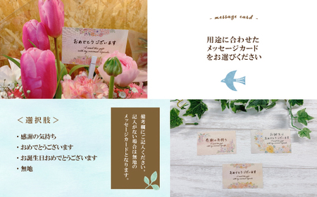 R5-939．＜1級フラワー装飾技能士が厳選＞季節のおまかせフラワーアレンジメント【生花】（大）