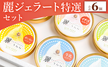 添加物不使用 麗ジェラート 特選 6個 セット アイスセット ジェラート dc-0067