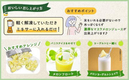 【6回定期便】メロンジュースのもと 約800ｇ 約165g×5パック 【 カットメロン  カットメロン  カットメロン  カットメロン  カットメロン 】 Wtn-0035