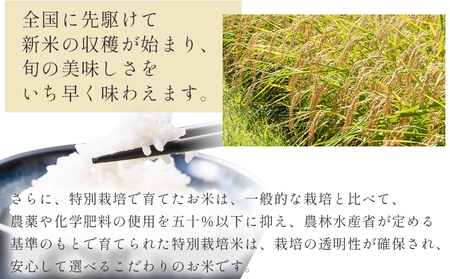 【令和7年産】コシヒカリ2kg 令和7年産コシヒカリ 特別栽培米 高知県 無洗米 [公益社団法人香南市農業公社] nu-0001