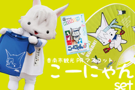 香南市観光PRマスコット こーにゃんセット A-188