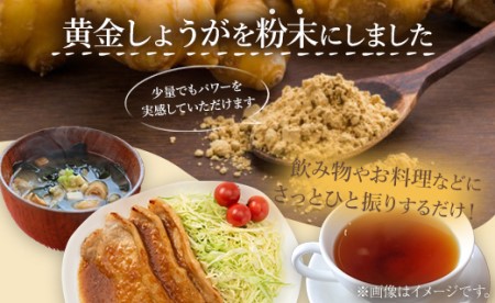 黄金しょうが粉末50g×3袋セット - 送料無料 生姜 ジンジャー のし対応不可 数量限定 ジンジャーパウダー 生姜粉末 からだぽかぽか 冷え症対策 国産 特産品 高知県 香南市【常温】 Xnb-0006