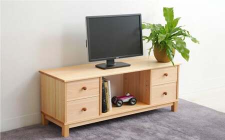 ヒノキのテレビボード テレビボード ボード ラック 家具 ヒノキ 国産材