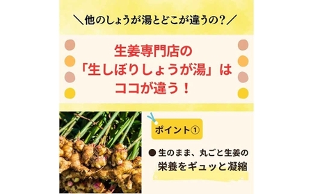 【自然王国 公式】 生しぼり しょうが湯 糖質30％OFF 12g×20袋 高知県産生姜 生姜湯 ショウガ湯 生姜 しょうが ショウガ