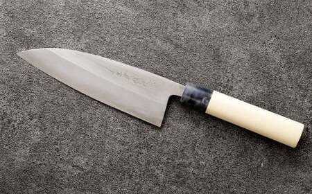 【土佐打刃物】磨舟行 万能包丁 16.5cm （両刃） 万能包丁 ナイフ キッチン 手打鍛造刃物