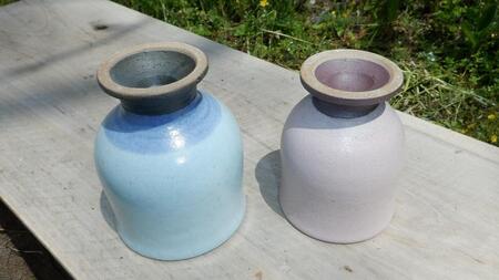 陶製ペアカップ