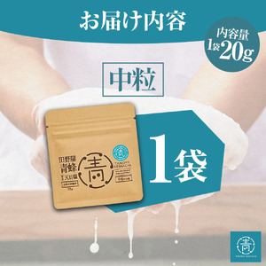 塩 完全天日塩 中粒 20g 塩職人 田野屋青蜂