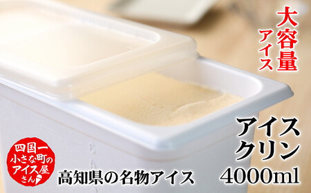 大容量アイス 4000ml ★アイスクリン★ ≪松崎冷菓≫