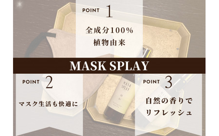 携帯ボタニカルアロママスクスプレー ～調和～ （手指可）★香りの教室 帆南★ 