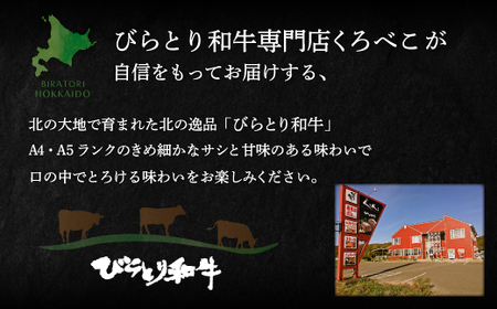 【12/24まで年内発送】びらとり和牛ハンバーグ180g3枚・牛丼120g3個セット オリジナルソース付 BRTB032