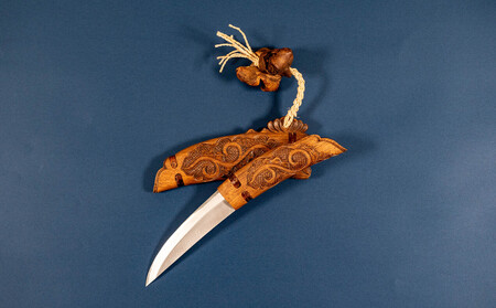 【限定1個・受注生産】日本が誇るアイヌ伝統工芸作家が作るマキリ（小刀）【貝澤 守 作】 BRTA033
