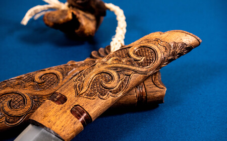 【限定1個・受注生産】日本が誇るアイヌ伝統工芸作家が作るマキリ（小刀）【貝澤 守 作】 BRTA033