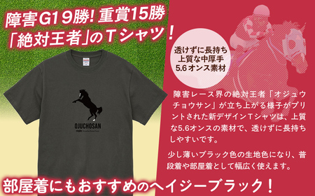 【オジュウチョウサン】Tシャツ _Sサイズ(ヘイジーブラック) BRTV004-1