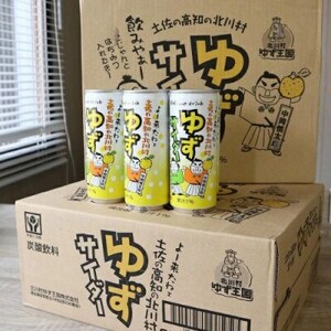 ゆずサイダー30本/1ケース【北川村ゆず王国】【1508082】