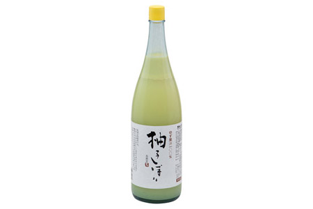 ゆずしぼり/1.8Ｌ（無塩） 柚子 果汁100% 搾り汁 ゆず酢 柚子酢 酢 