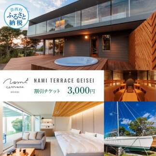 NAMI TERRACE GEISEI 割引チケット 3,000円