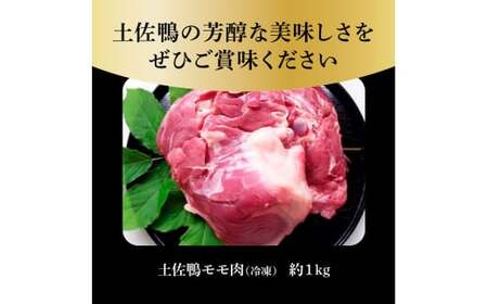 土佐鴨モモ肉 約1kg 2羽分 