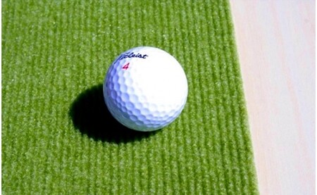 ゴルフ練習用・高速BENT-TOUCHパターマット30cm×3ｍと練習用具（パター 