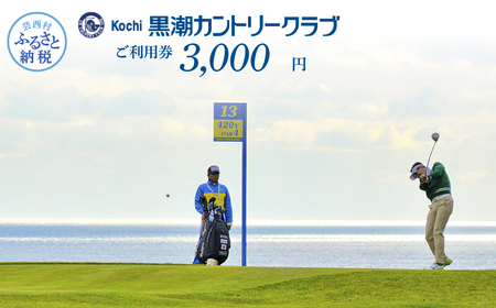 kochi黒潮カントリークラブ ご利用券 3,000円