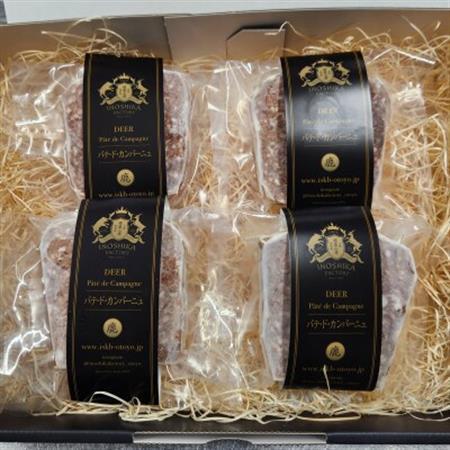 鹿パテドカンパーニュ4個セット【配送不可地域：離島】【1615274】