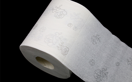 【定期便３か月】黒バラの香り　トイレットペーパーダブル 48ロールを3回お届け