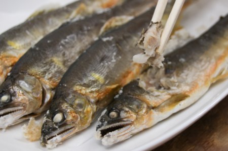 フレッシュマートキシモトさんの天然鮎（冷凍）500g