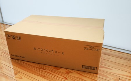 NIYODO トイレットペーパー　ストライプ 48ロール