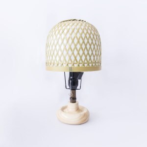 0410101 竹細工照明 スタンドライト ～ナバC・淡竹～