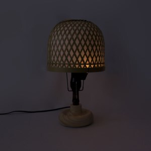 0410101 竹細工照明 スタンドライト ～ナバC・淡竹～