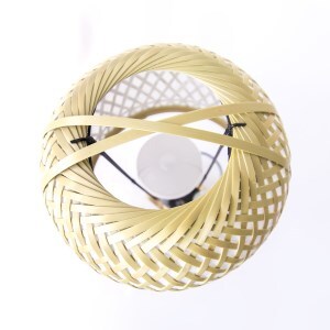 0410101 竹細工照明 スタンドライト ～ナバC・淡竹～