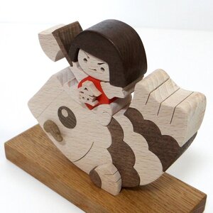 【ふるさと納税】＜名入れ可＞金太郎 こいのぼり 五月人形 端午の節句 高知県 佐川町 木工品 名入れ可能 コンパクト uｍ 木工房ゆうむ 男の子 置物 節句のお祝い こどもの日 5月 立て札 木札 送料無料