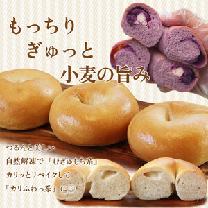 【数量限定・事前予約】『工房ナチュール』の天然酵母ベーグルセット 内容お任せ 12個 【9月発送分受付中！】